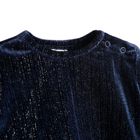 Cool Club, Set pentru fete, rochie cu maneca lunga, bentita, bleumarin