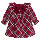 Cool Club, Set pentru fete, Rochie cu maneca lunga pentru fete, Colanti, rosu-ecru