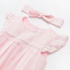 Cool Club, Set pentru fete, rochie cu maneca scurta si bentita, roz