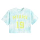 Cool Club, Set pentru fete, Tricou, crop top, Pantaloni scurti, albastru