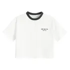 Cool Club, Set pentru fete, Tricou, Pantaloni scurti, alb-bleumarin