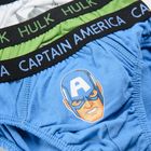 Cool Club, Slipi pentru baieti, mix de culori, imprimeu The Avengers, set 5 buc.