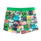 Cool Club, Sorturi de baie pentru baieti, UV 50, verde, imprimeu Minecraft