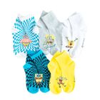 Cool Club, Sosete pentru baieti, mix, imprimeu SpongeBob, set, 7 buc.