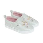 Cool Club, Tenisi tip slip on pentru fete, argintiu