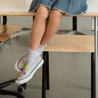 Cool Club, Tenisi tip slip on pentru fete, argintiu