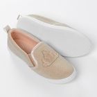 Cool Club, Tenisi tip slip on pentru fete, auriu