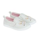 Cool Club, Tenisi tip slip on pentru fete, holografica, argintiu