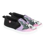 Cool Club, Tenisi tip slip on pentru fete, negru, imprimeu Kuromi
