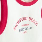 Cool Club, Top pentru fete, crop, din tricot striat, alb