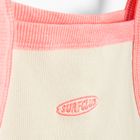 Cool Club, Top pentru fete, din tricot striat, bej