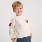 Cool Club, Trening pentru baieti, alb-albastru, imprimeu Cars