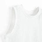 Cool Club, Tricou fara maneci pentru baieti, alb