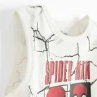 Cool Club, Tricou fara maneci pentru baieti, alb, imprimeu Spider-Man