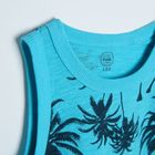 Cool Club, Tricou fara maneci pentru baieti, albastru