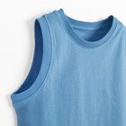 Cool Club, Tricou fara maneci pentru baieti, albastru