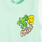 Cool Club, Tricou fara maneci pentru baieti, relaxed, turcoaz