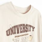 Cool Club, Tricou lejer pentru fete, bej, imprimeu Hello Kitty and Friends