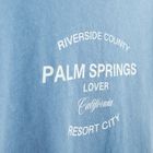 Cool Club, Tricou lejer pentru fete, crop top, albastru