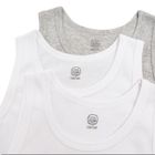 Cool Club, Tricou pentru baieti, alb, gri, set 3 buc.