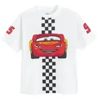 Cool Club, Tricou pentru baieti, alb, imprimeu Cars