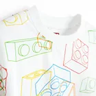 Cool Club, Tricou pentru baieti, alb, imprimeu LEGO