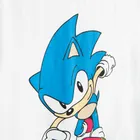 Cool Club, Tricou pentru baieti, alb, imprimeu Sonic the Hedgehog