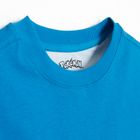 Cool Club, Tricou pentru baieti, albastru-alb, Pokemon