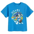 Cool Club, Tricou pentru baieti, albastru, imprimeu Sonic the Hedgehog