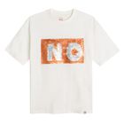 Cool Club, Tricou pentru baieti, ecru, paiete duble, imprimeu yes/no