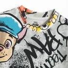Cool Club, Tricou pentru baieti, gri, imprimeu Paw Patrol