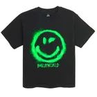 Cool Club, Tricou pentru baieti, negru, imprimeu SmileWorld