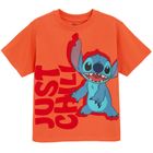 Cool Club, Tricou pentru baieti, portocaliu, imprimeu Lilo si Stitch