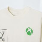 Cool Club, Tricou pentru baieti, tip oversize, alb, imprimeu Xbox