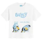 Cool Club, Tricou pentru copii, alb, imprimeu Bluey