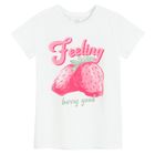 Cool Club, Tricou pentru fete, alb