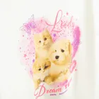 Cool Club, Tricou pentru fete, alb