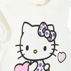 Cool Club, Tricou pentru fete, alb, imprimeu Hello Kitty