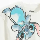 Cool Club, Tricou pentru fete, alb, imprimeu Lilo si Stitch