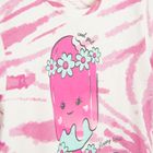 Cool Club, Tricou pentru fete, alb-roz