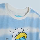 Cool Club, Tricou pentru fete, albastru, imprimeu Smurfs
