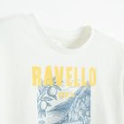 Cool Club, Tricou pentru fete, crop top, alb