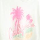 Cool Club, Tricou pentru fete, crop top, alb