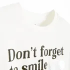 Cool Club, Tricou pentru fete, crop top, alb, imprimeu SmileWorld