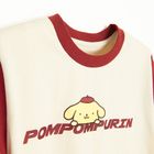 Cool Club, Tricou pentru fete, crop top, bej, imprimeu Hello Kitty and Friends