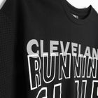 Cool Club, Tricou pentru fete, crop top, negru