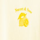 Cool Club, Tricou pentru fete, din tricot striat, galben