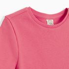Cool Club, Tricou pentru fete, din tricot striat, roz