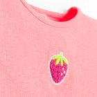 Cool Club, Tricou pentru fete, din tricot striat, roz