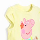 Cool Club, Tricou pentru fete, galben, imprimeu Peppa Pig